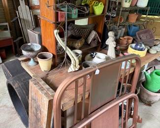Bed, outdoor items