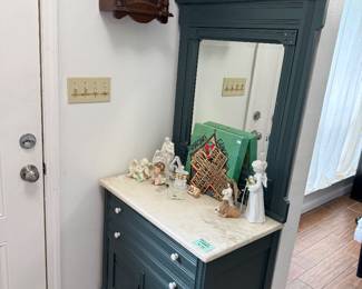 Marble top washstand
