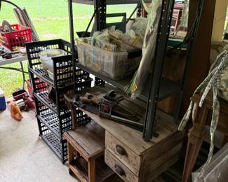 Shelving, tools