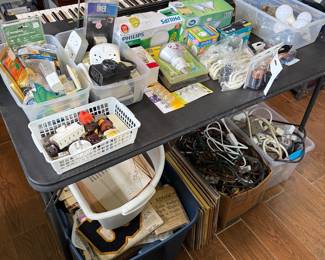 Extension cords, electrical items