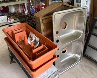 Planters, sink