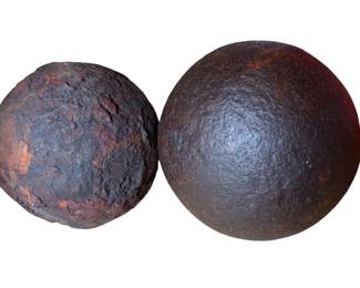 Unidentified Cannon Balls found in Albany area.