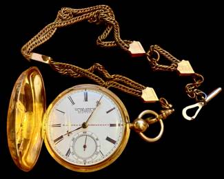 Joseph Johnson Liverpool Railroad Railway Timekeeper Pocket Watch