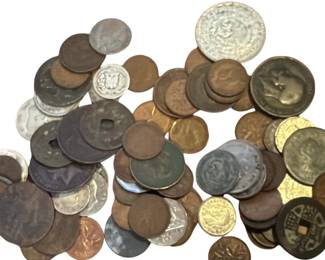 Old Foreign Coin Lot