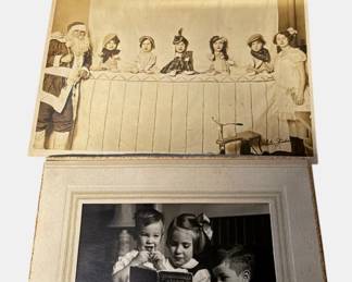 Antique Christmas Photographs 1890's- 1940's