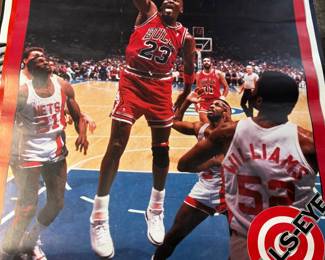 1989 Michael Jordan "Bulls-Eye" poster, 