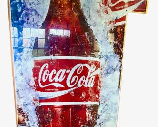 COCA-COLA Plexiglass Vending Insert/Decor