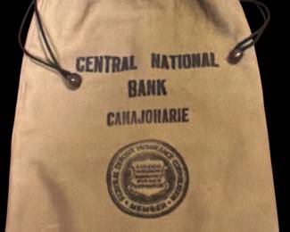 Central National Bank Bag 1940-50's