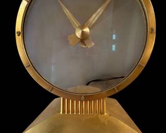 Vintage 1950’s Jefferson “The Golden Hour” Mystery Clock 580-101 True MCM