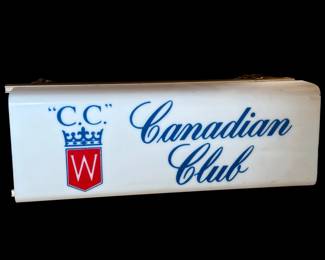 Canadian Club C.C. Distillery Advertising Sign