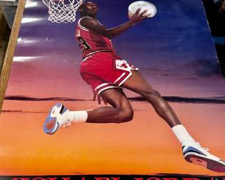 Rare 1990 Michael Jordan Space The Final Frontier Promotional Poster