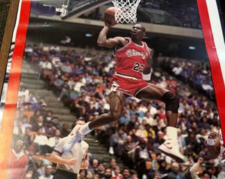 Vintage 1987 Michael Jordan Starline poster,