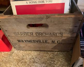 #136	Wooden Crate w/advertising - 15x22x11	 $30.00 