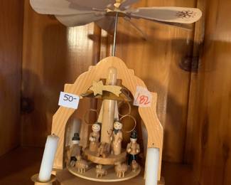 #182	German Christmas Pyramid - All Wooden	 $50.00 