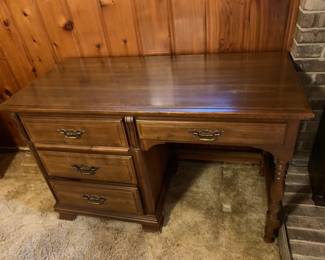 #012	Sumter Knee-Hole Desk w/4 drawers - 48x22x31	 $75.00 