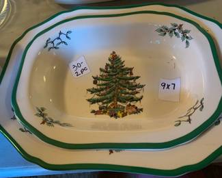 #145	Set of 2 Spode Serving Dishes - 9x7 and 8x11 	 $30.00 