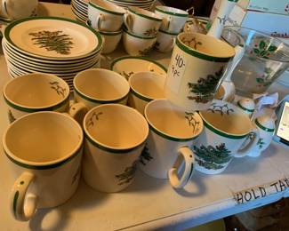 #135	Spode c Cup coffee Mugs - set of 9	 $40.00 