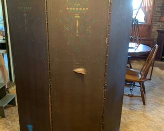 #021	3 panel Screens Hand-Painted on both Sides (back side has a hole) - 17x67 each panel	 $30.00 