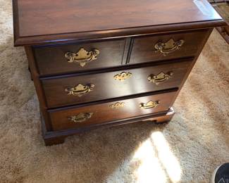 #112	Pennsylvania House Bedside Table w/3 drawers - 22x15x23	 $100.00 