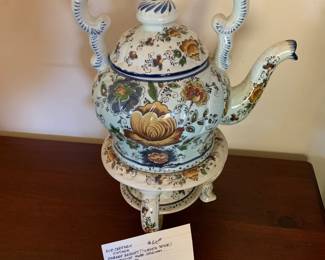 #063	Mid-Century Vintage Hubert Bequet Ceramicist Made in Belgium - 3 pc set #498	 $160.00 