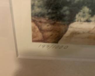 #119	Reagan Word Print of Eagle - 1980 Signed Print 197/1000	 $100.00 