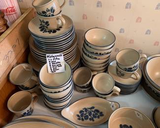 #179	Pfaltzgraff - set of 56 pieces	 $100.00 