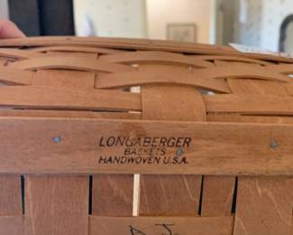 #097	1988 Longaberger Basket w/divider	 $20.00 