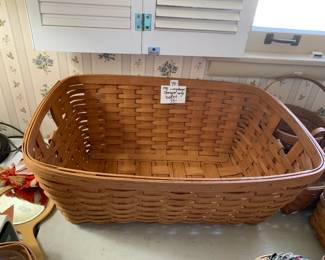 #103	1991 Longerber Storage Large Basket - no liner	 $75.00 