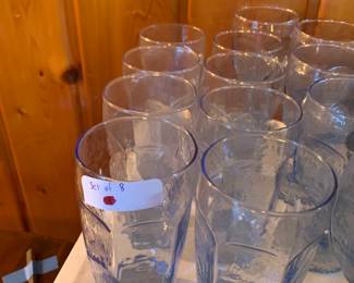 #155	Set of 8 Light blue Ice Tea Glasses	 $20.00 