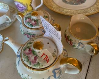 #174	5 piece Tea Set	 $22.00 