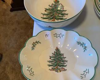 #130	Set of 2 Spode Serving Bowls 	 $30.00 