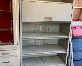 #040	Hon 6 Drawers Lateral Filing Cabinet w/pull-down Drawers - 36x17x76	 $100.00 