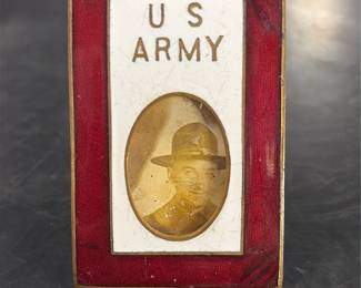 World War I era enameled frame
