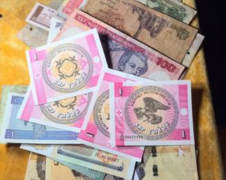 Collection of foreign currency