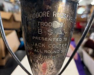 1929 Teddy Roosevelt, Boy Scout trophy