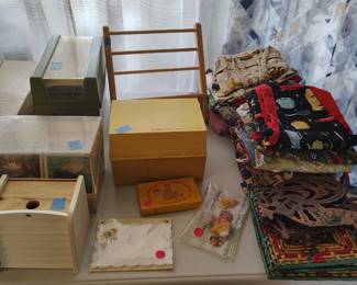 Recipe sets and handmade aprons
