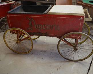 Vintage Popcorn Cart