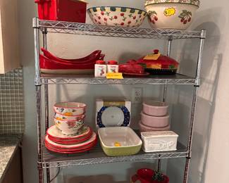 Brand new serving pieces, kitchen