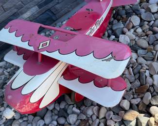 large metal airplane