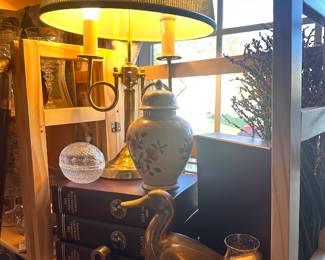 National Geographic Magazines, Brass Duck, Brass Lamp