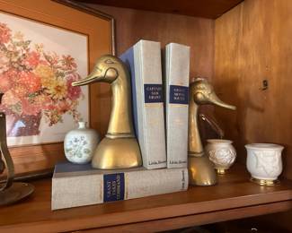 Brass Bookends