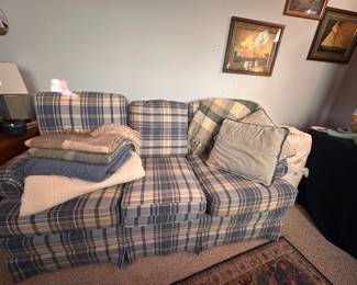 Plaid Sofa