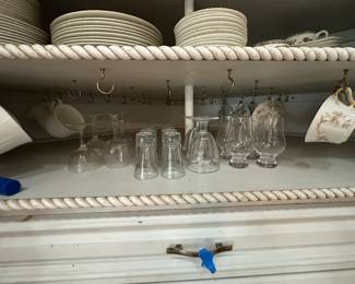 Glassware  and rare china