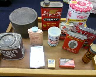 Vintage tins