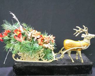 Sleigh and Reindeer