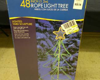 Rope Light up Tree