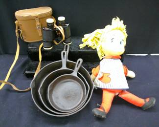 Binoculars         Cast Iron Skillets