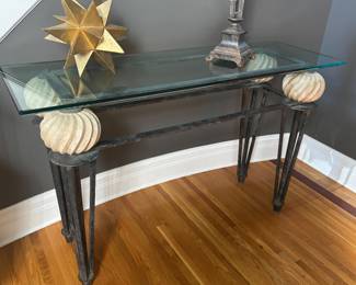 GLASS TOP TABLE