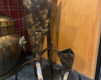 THREE METAL DECORATIONS
