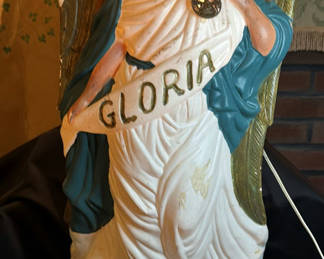 Lot 129: Angel Blow Mold "Gloria" Tested Working Vintage by TPI